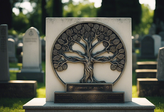 L’impact symbolique d’une plaque funéraire arbre de vie : du respect à la mémoire éternelle
