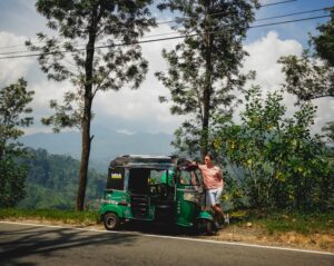 tuk-tuk au Sri Lanka