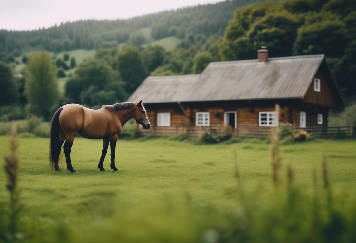 Distance idéale entre un cheval et votre habitation