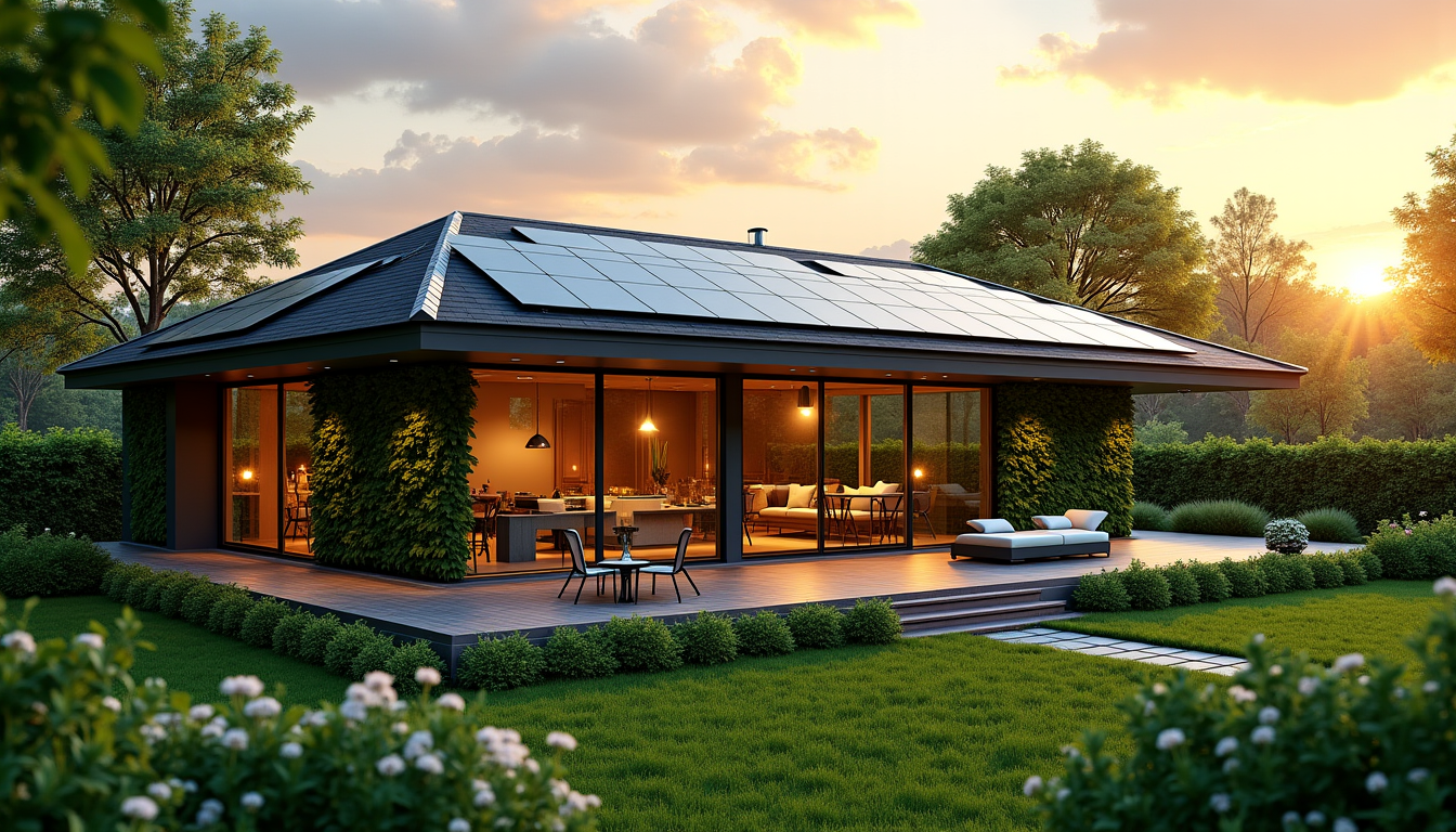Construire un avenir vert avec une maison durable